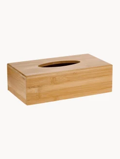 Scatola porta fazzoletti cosmetici in bambù Lisa