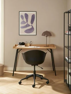 Scrivania con finitura in legno di quercia Rayburn