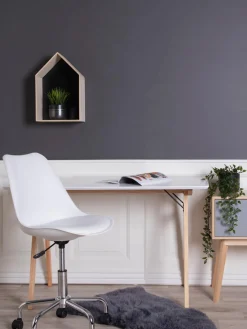 Scrivania con piano bianco Vojens