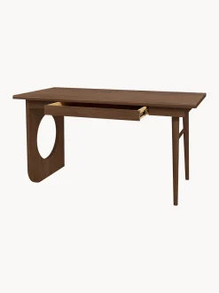 Scrivania in legno con cassetto Bau