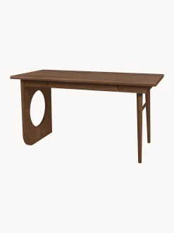 Scrivania in legno con cassetto Bau
