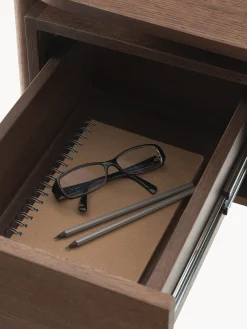 Scrivania in legno con cassetti Libby
