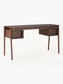 Scrivania in legno con cassetti Libby