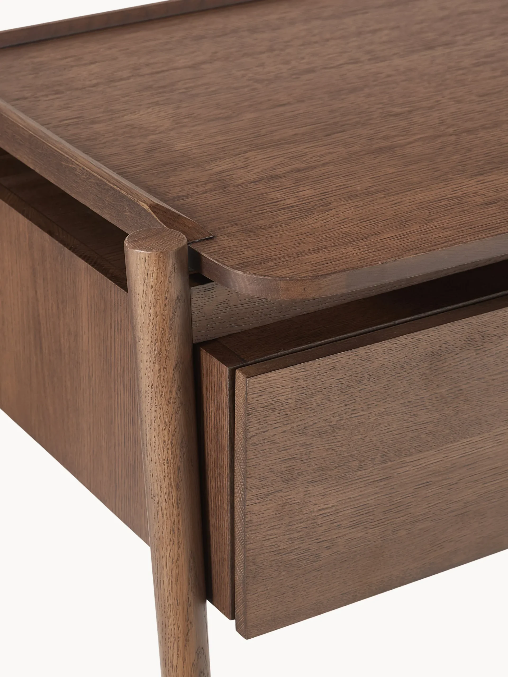 Scrivania in legno con cassetti Libby