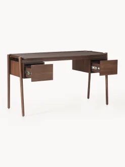 Scrivania in legno con cassetti Libby