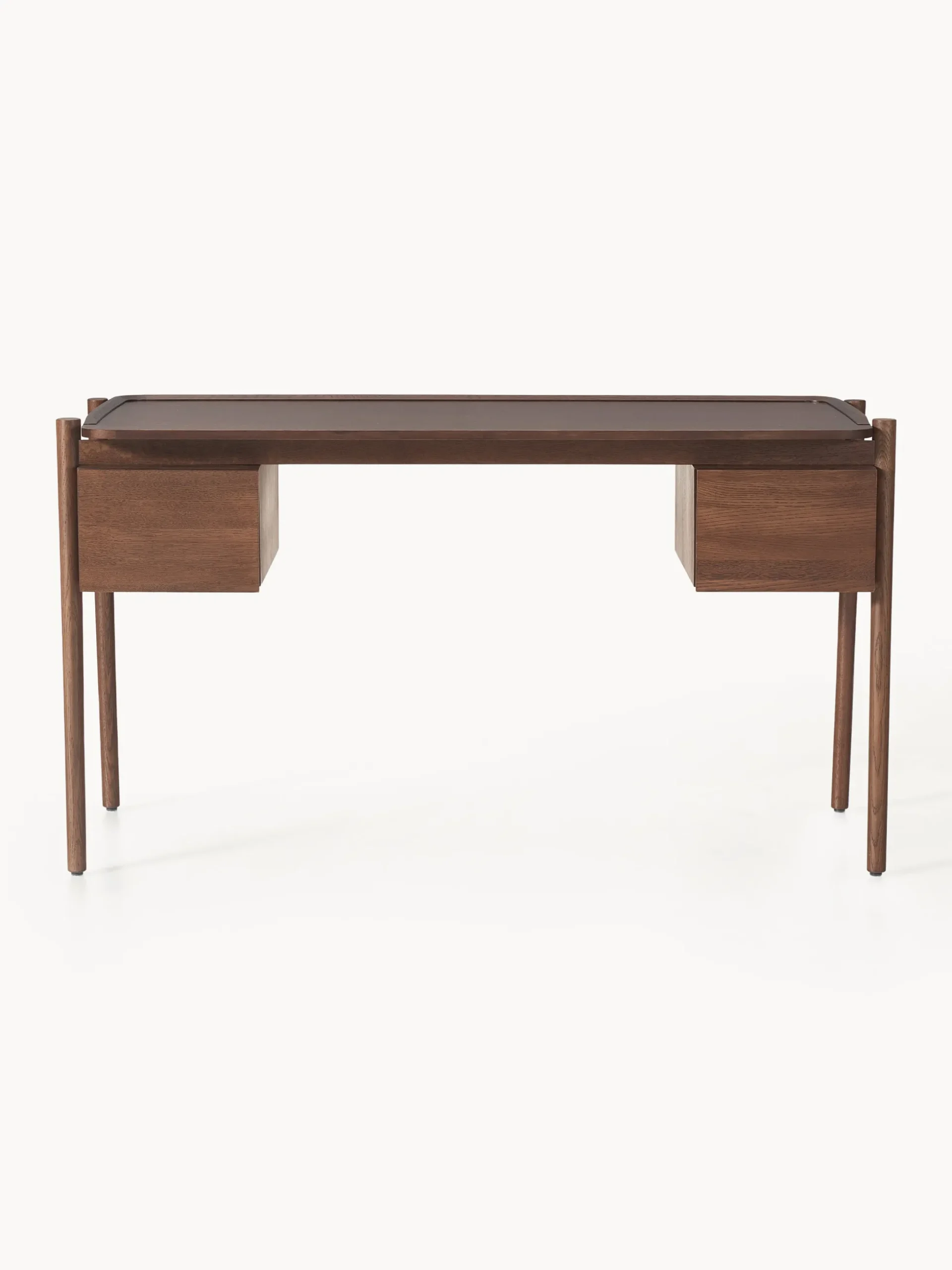 Scrivania in legno con cassetti Libby