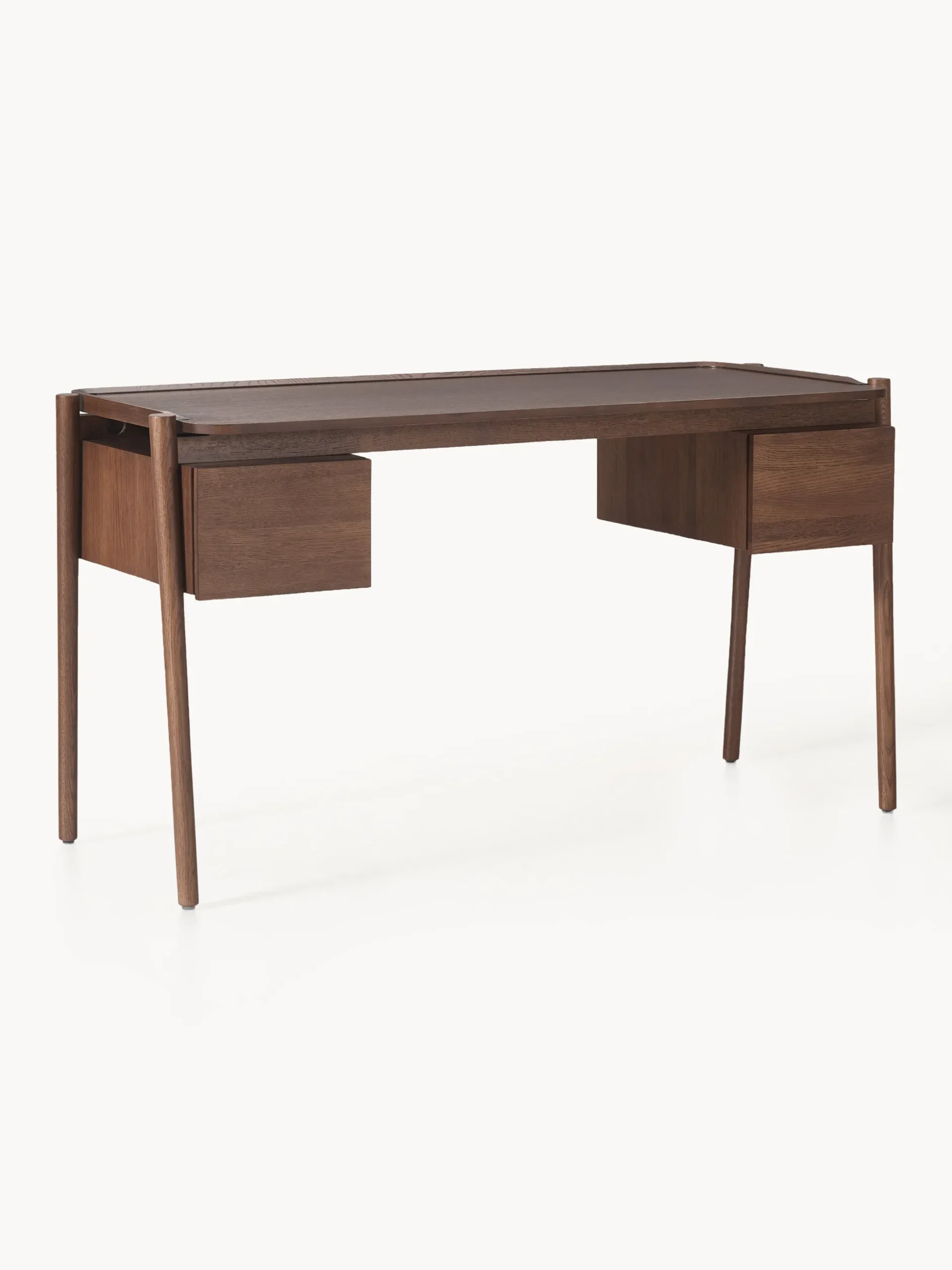 Scrivania in legno con cassetti Libby