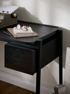Scrivania in legno con cassetti Libby