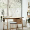 Scrivania in legno con cassetti Architect