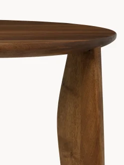 Scrivania in legno di noce dalla forma organica Feve