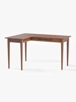 Scrivania rettangolare in legno di mango Paul