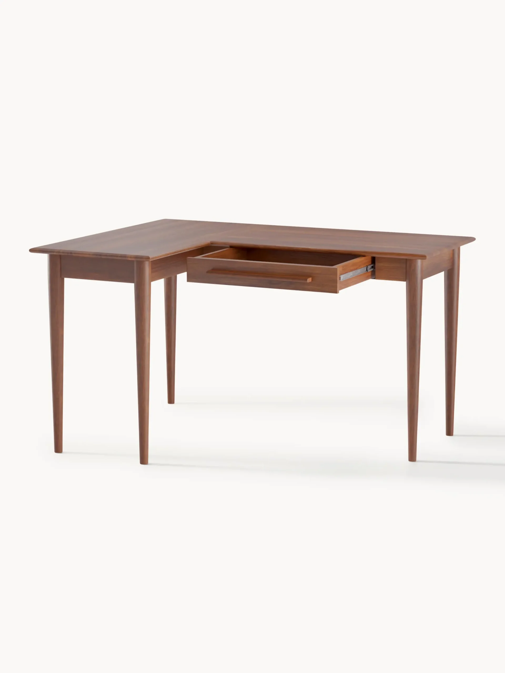 Scrivania rettangolare in legno di mango Paul