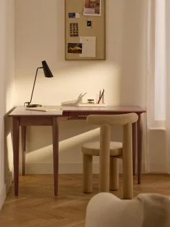 Scrivania rettangolare in legno di mango Paul