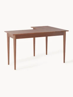 Scrivania rettangolare in legno di mango Paul