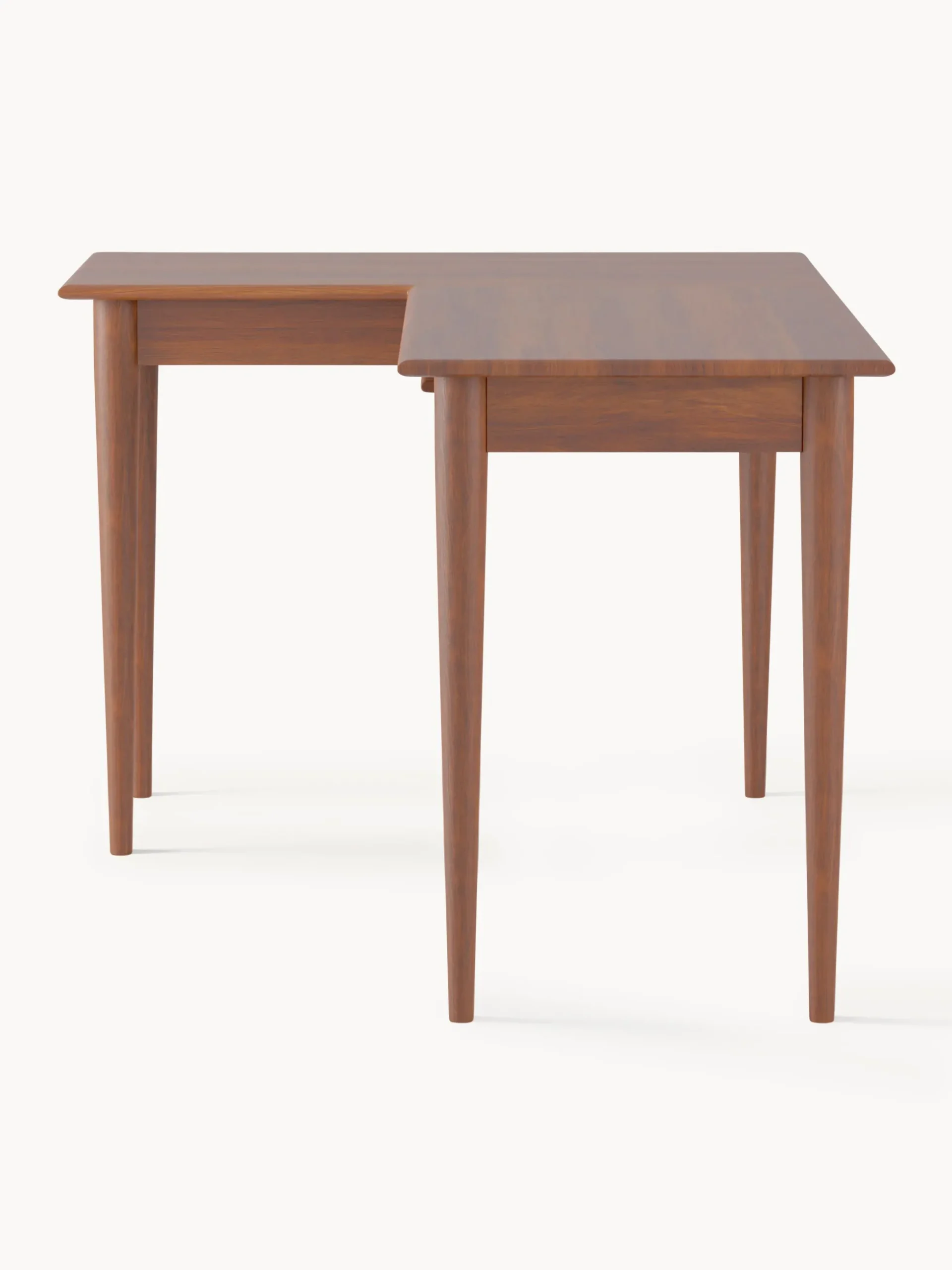 Scrivania rettangolare in legno di mango Paul
