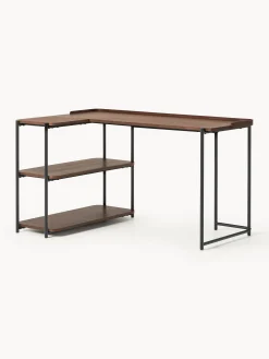 Scrivania angolare in legno Renee