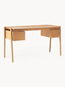 Scrivania in legno con cassetti Libby