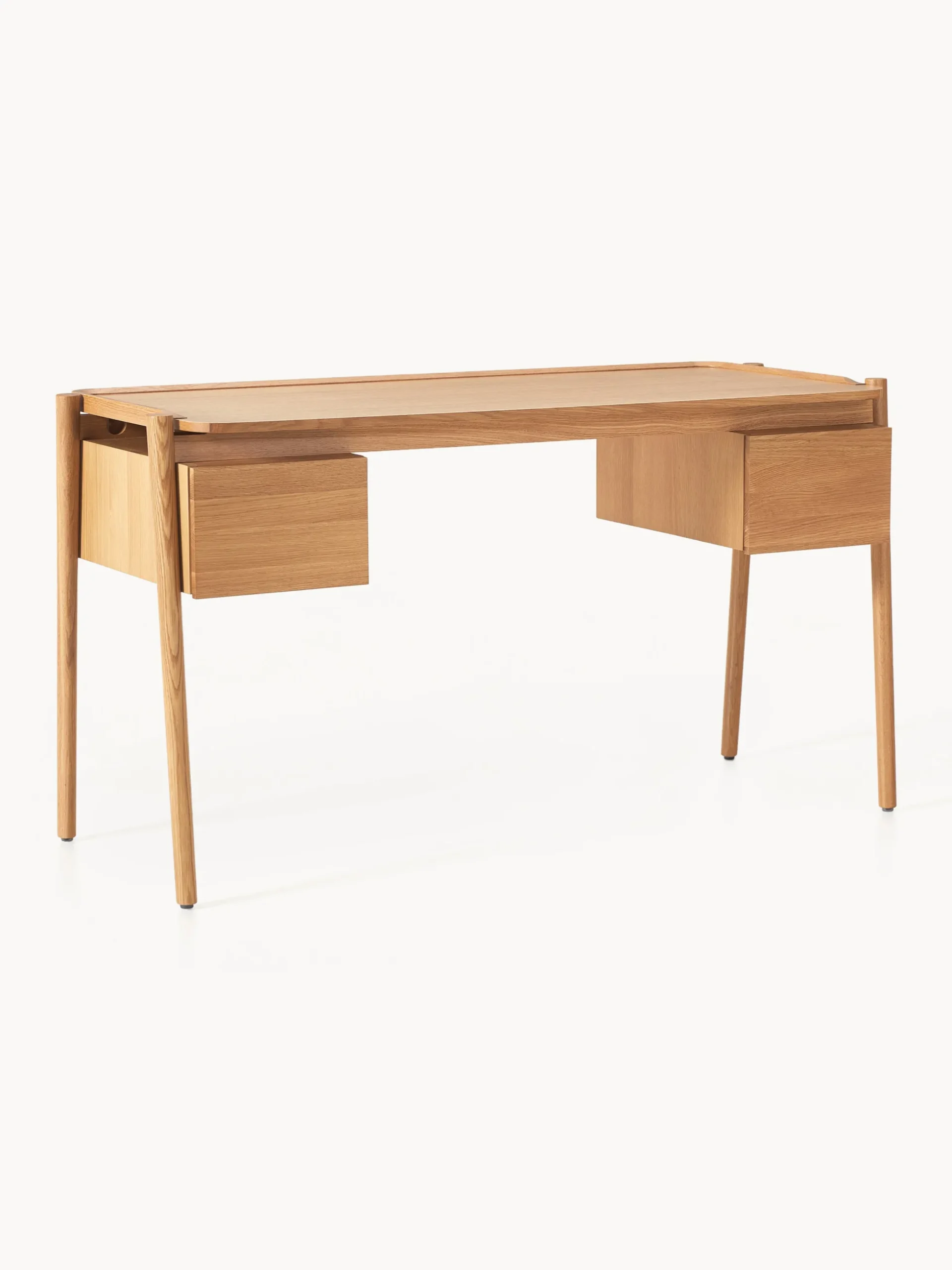 Scrivania in legno con cassetti Libby