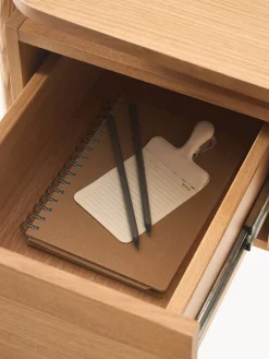 Scrivania in legno con cassetti Libby
