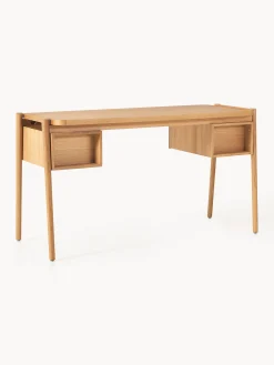 Scrivania in legno con cassetti Libby
