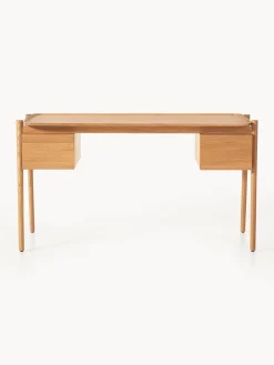 Scrivania in legno con cassetti Libby