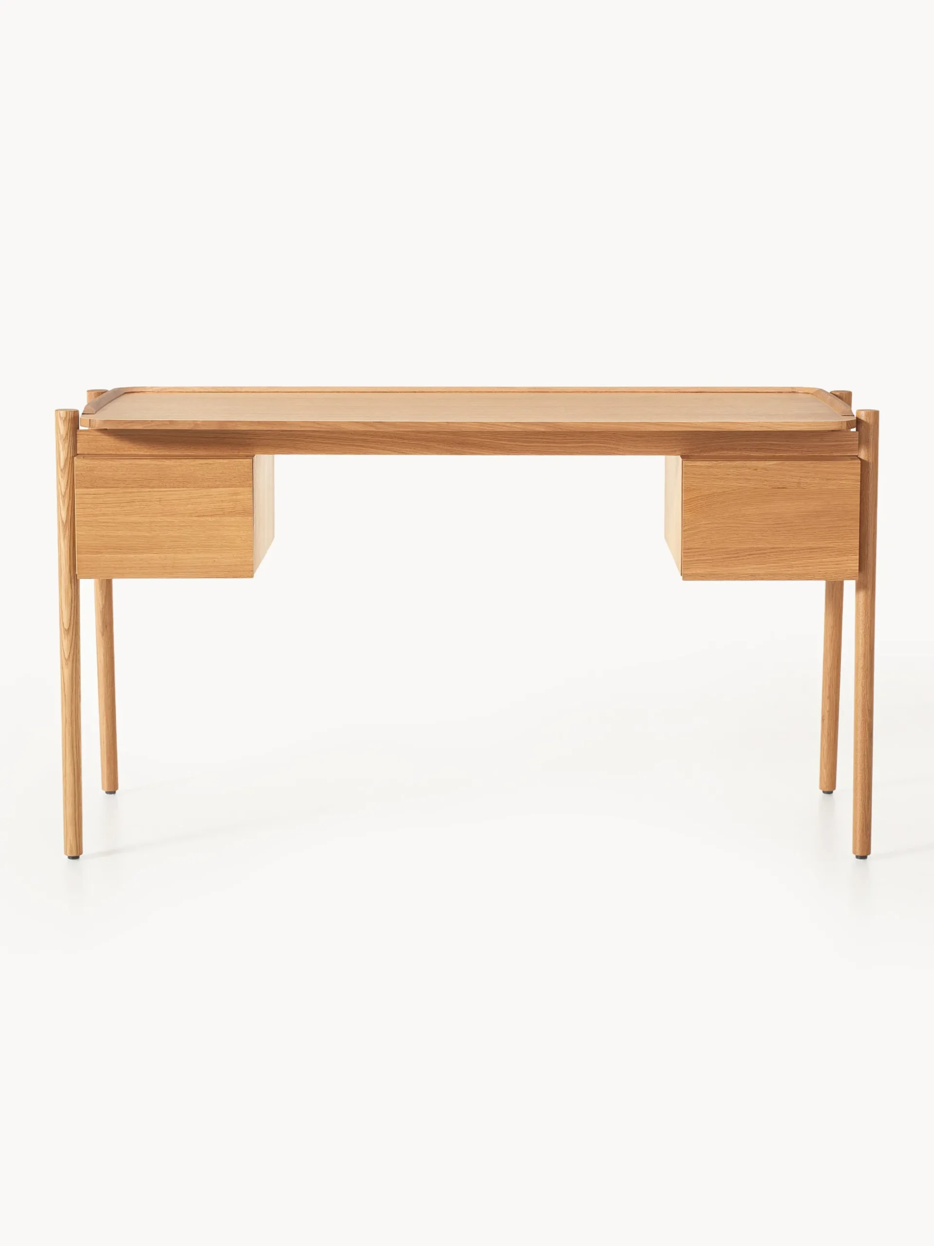Scrivania in legno con cassetti Libby