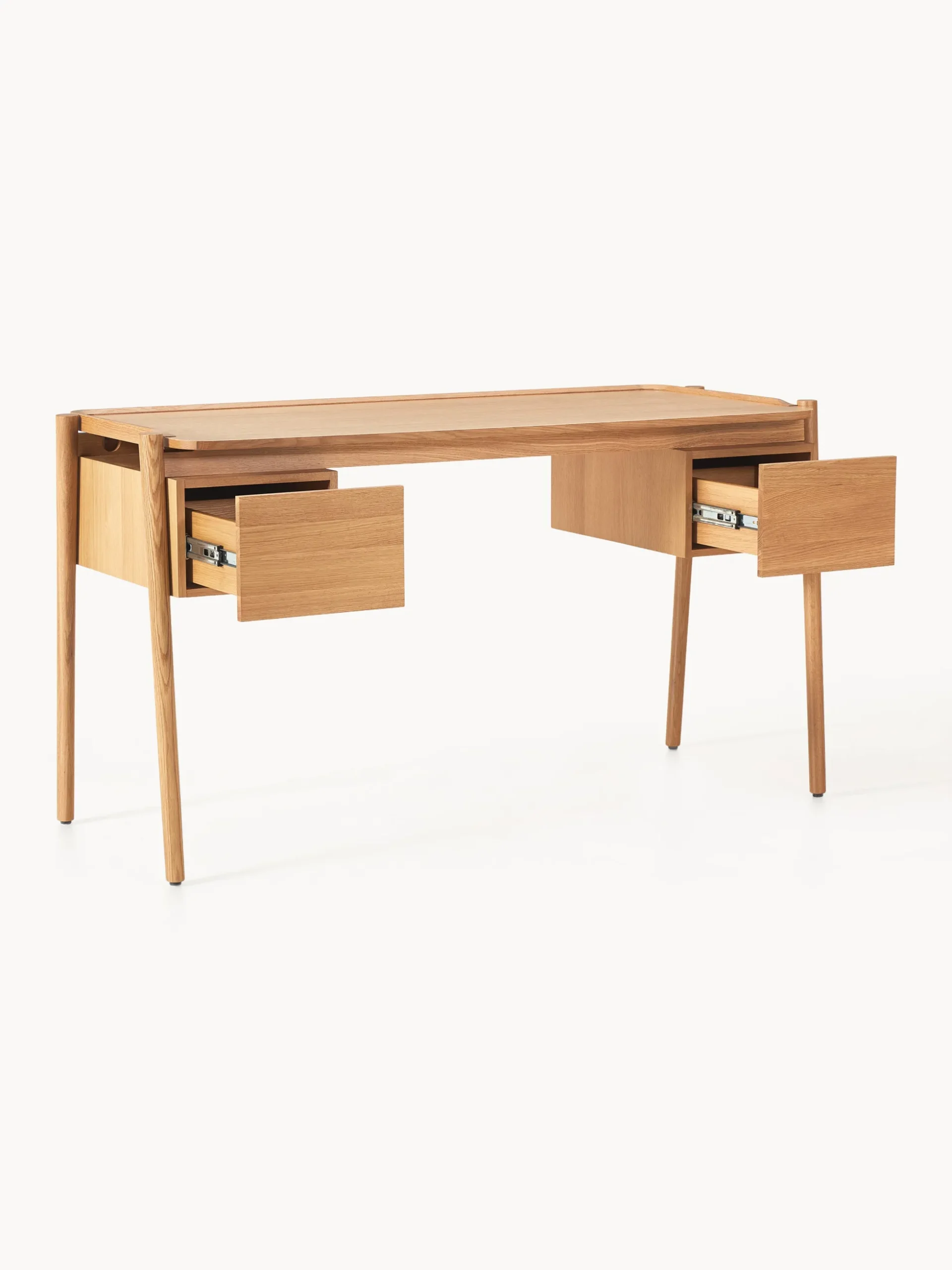 Scrivania in legno con cassetti Libby