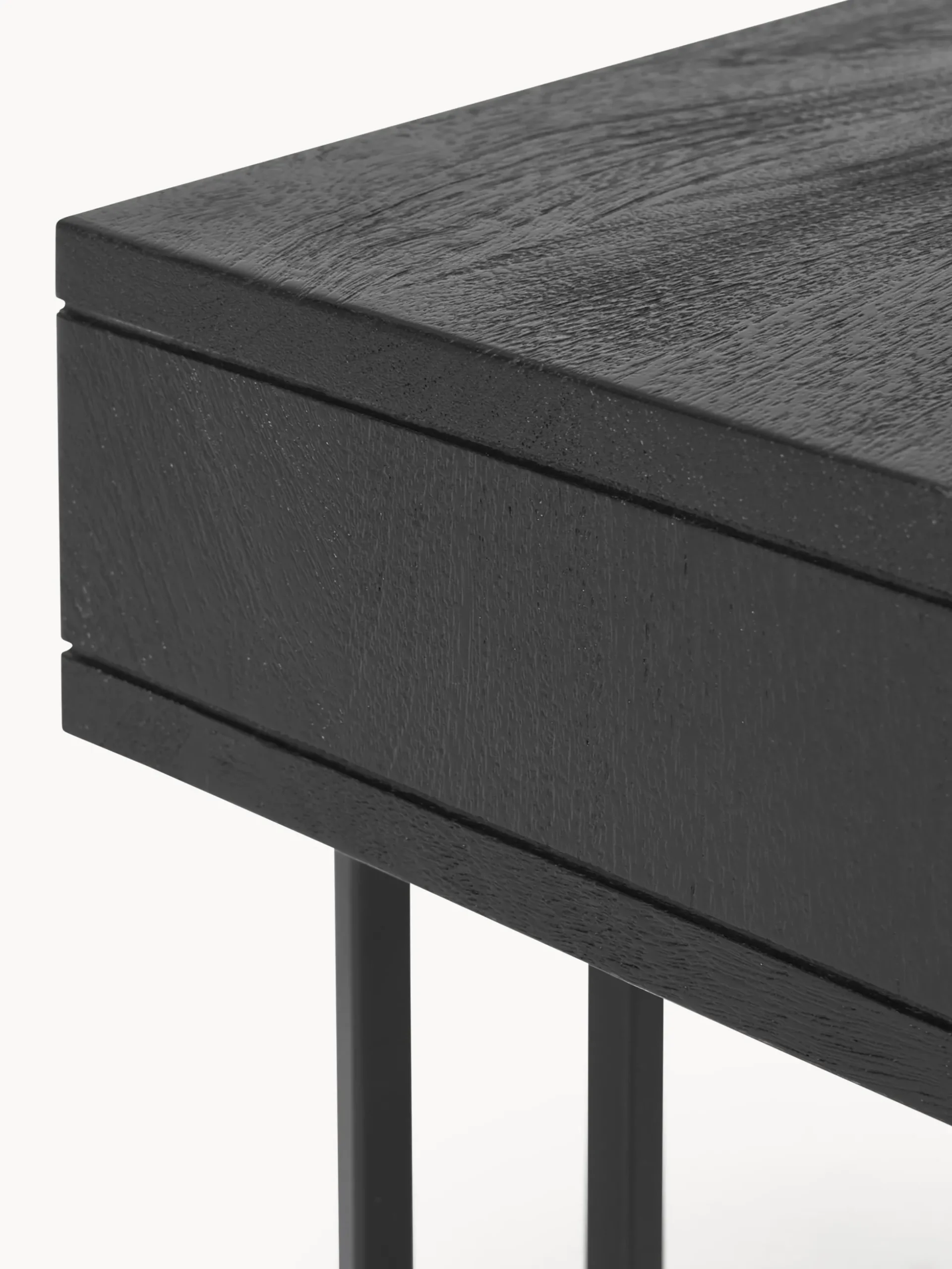 Scrivania in legno di mango con cassetti Luca