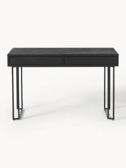 Scrivania in legno di mango con cassetti Luca