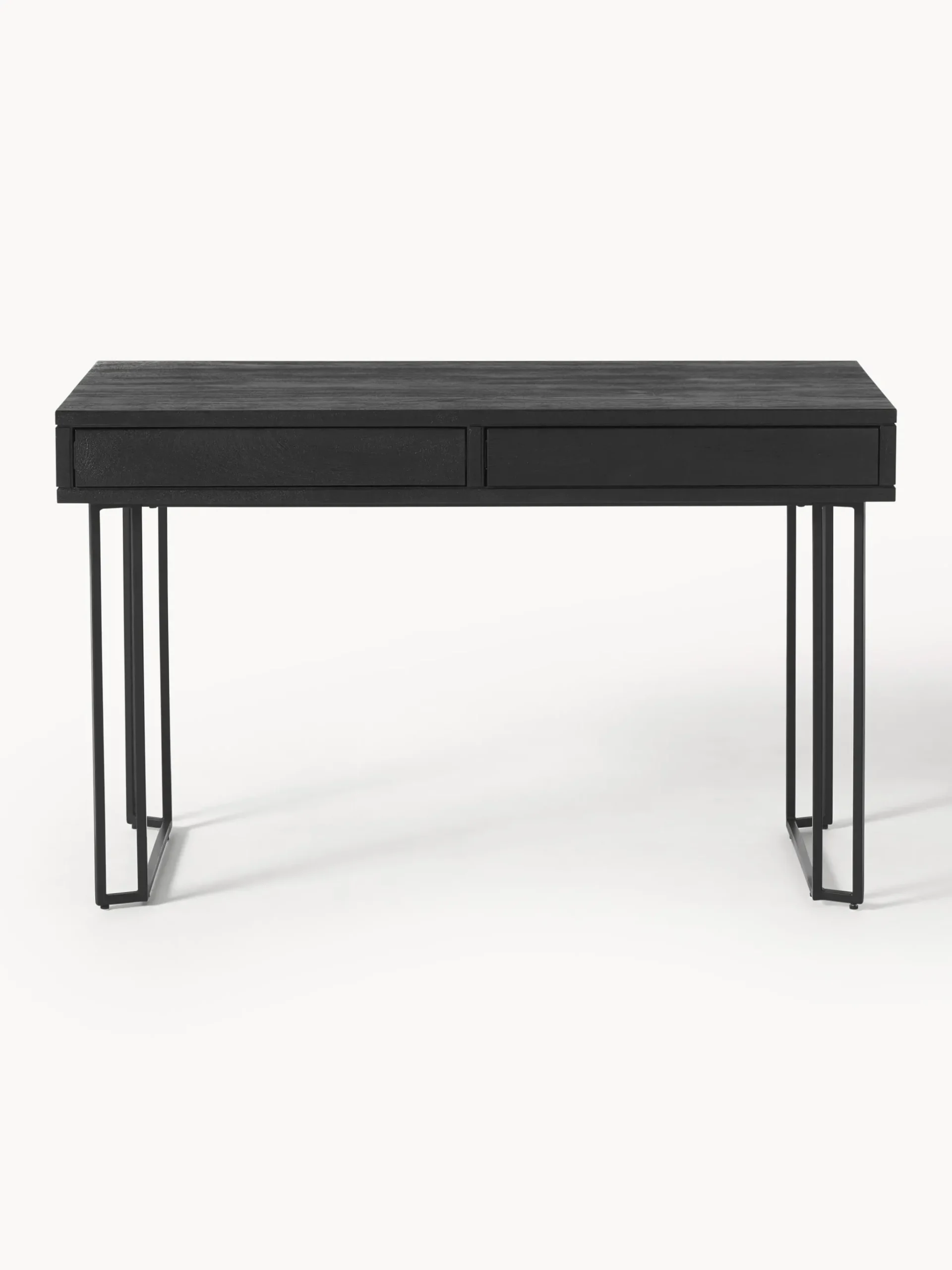 Scrivania in legno di mango con cassetti Luca
