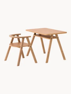 Scrivania per bambini in legno di quercia Growing Green
