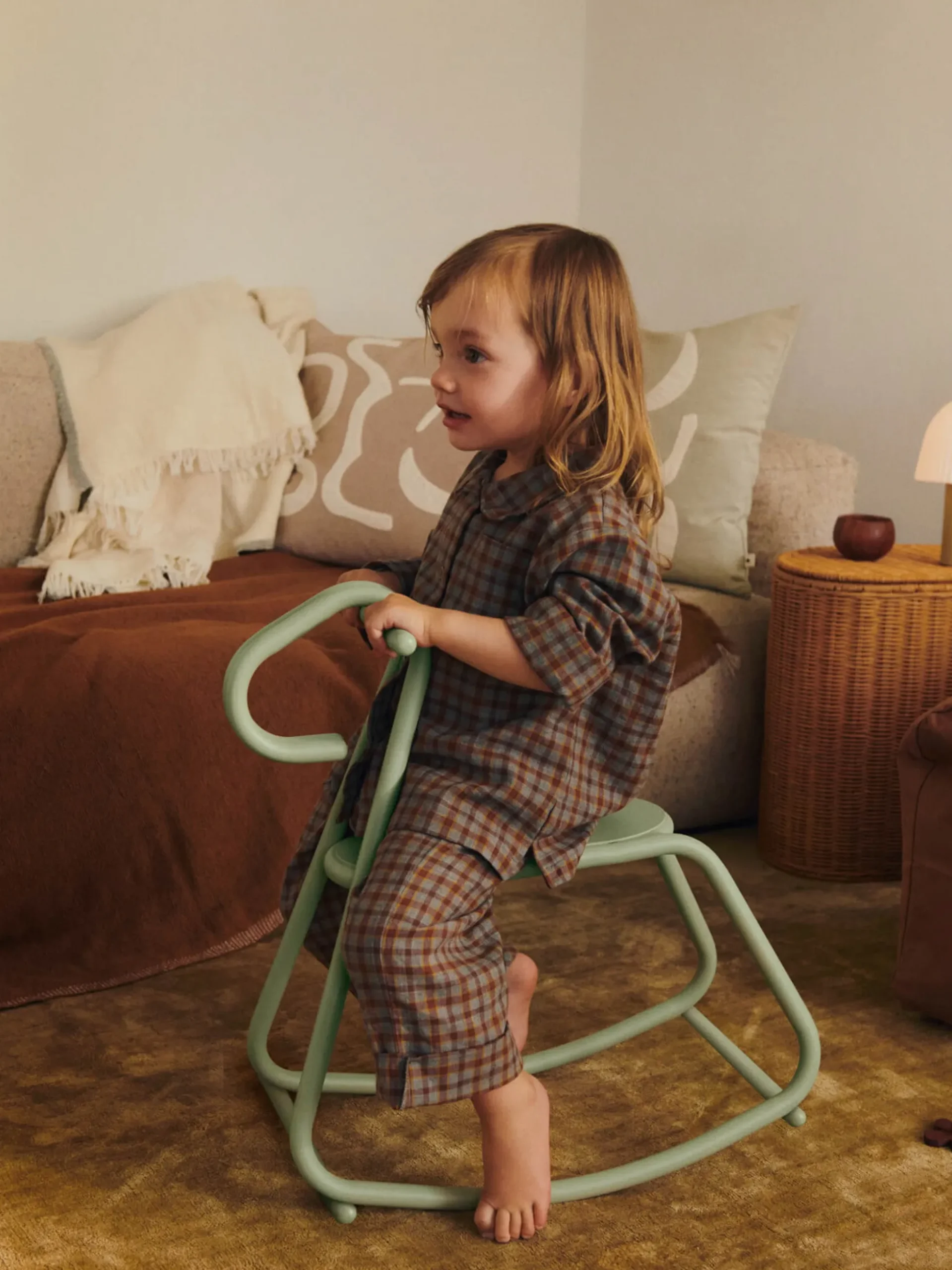 Sedia a dondolo per bambini Lussi