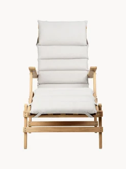 Sedia a sdraio pieghevole in legno di teak BM5565