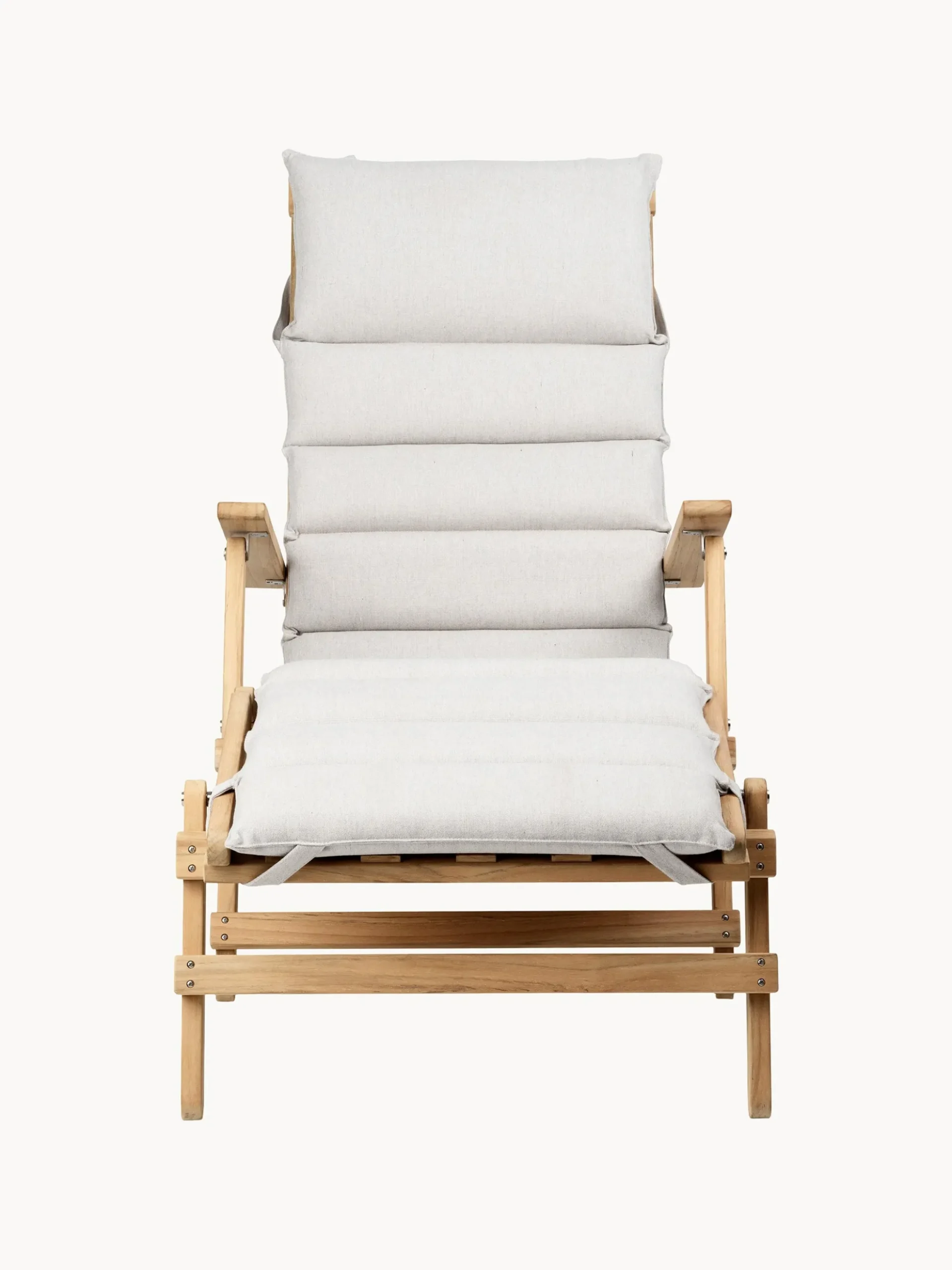 Sedia a sdraio pieghevole in legno di teak BM5565