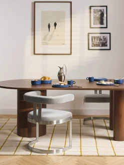 Sedia cantilever imbottita Gianni