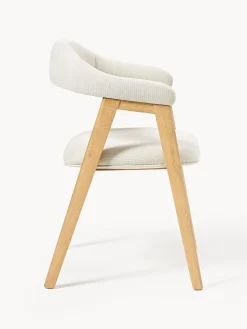 Sedia con braccioli con imbottitura Nik