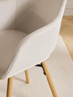 Sedia con braccioli con seduta stretta Fiji