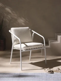 Sedia con braccioli da giardino Caio