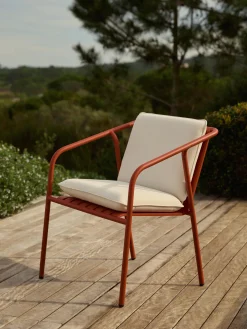 Sedia con braccioli da giardino Caio