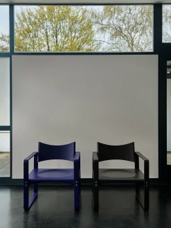 Sedia con braccioli da pranzo Series 270 F, Design Verner Panton