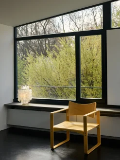 Sedia con braccioli da pranzo Series 270 F, Design Verner Panton