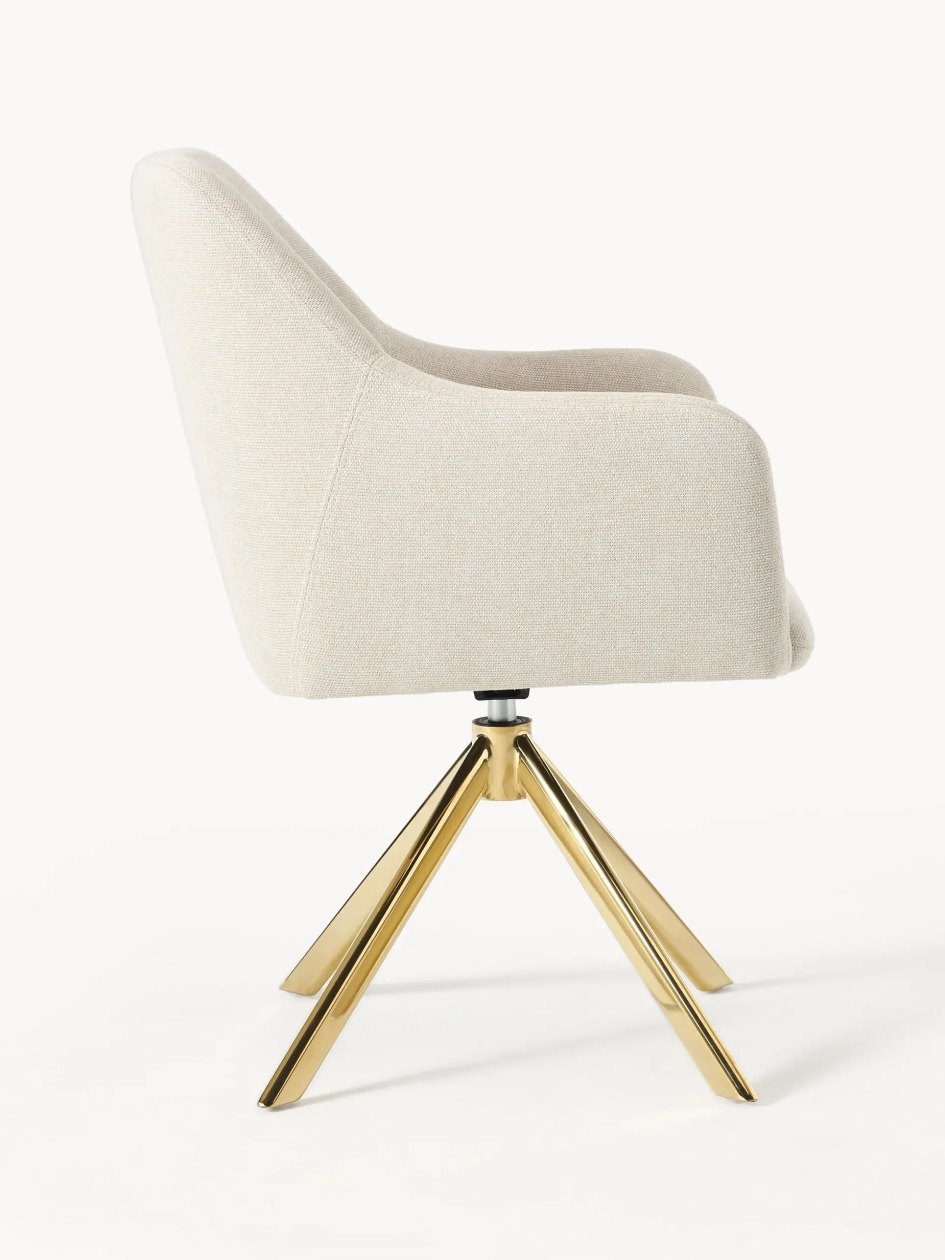 Sedia con braccioli girevole Isla