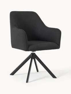 Sedia con braccioli girevole Isla