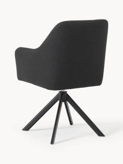 Sedia con braccioli girevole Isla