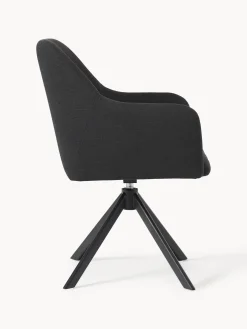 Sedia con braccioli girevole Isla