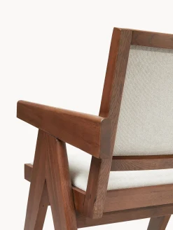 Sedia con braccioli imbottita Sissi