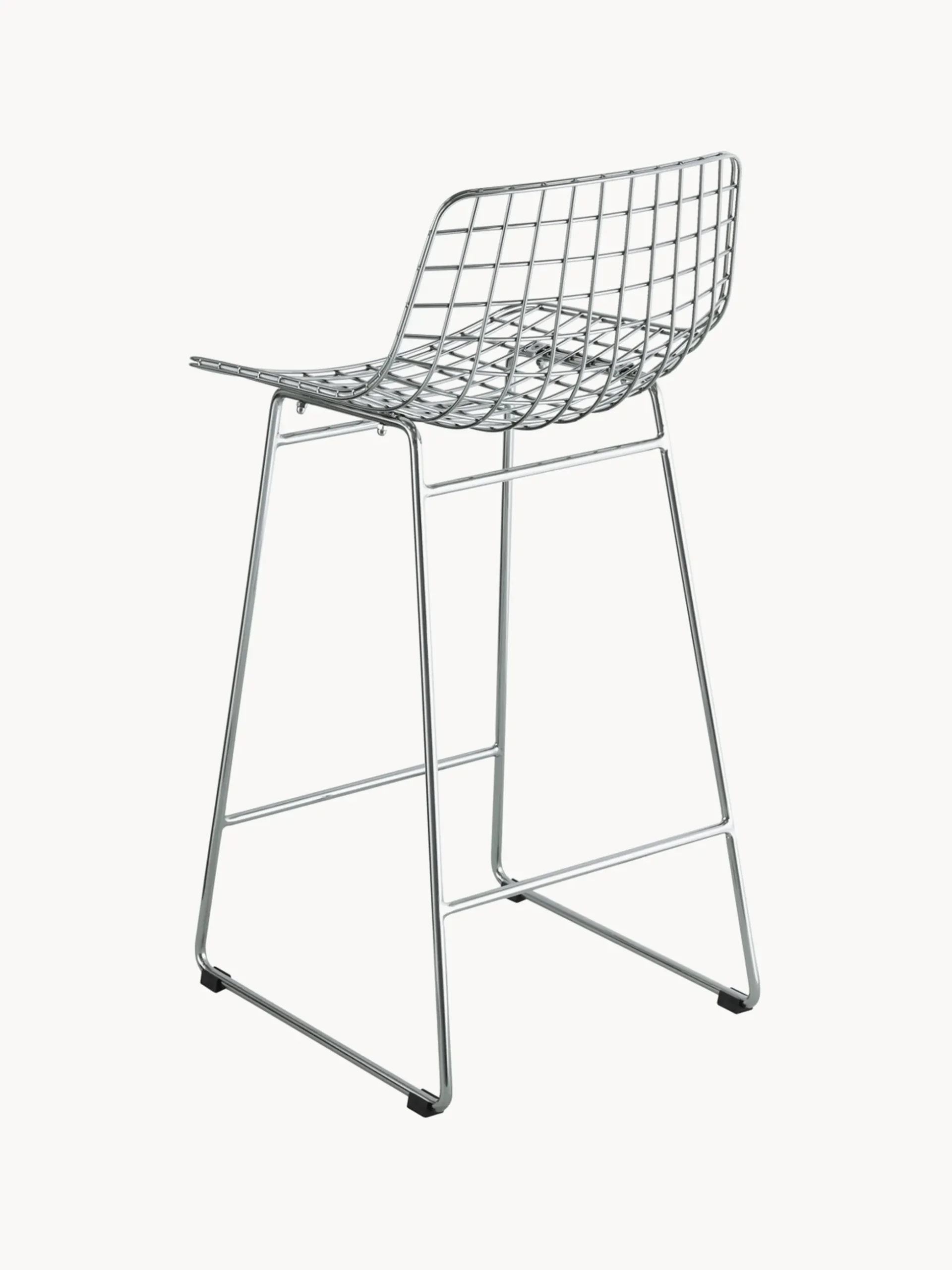 Sedia da bar in metallo Wire