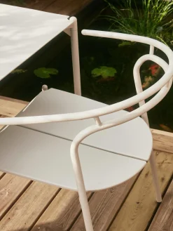 Sedia da giardino con braccioli Novo
