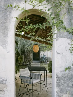 Sedia da giardino con braccioli Tropique