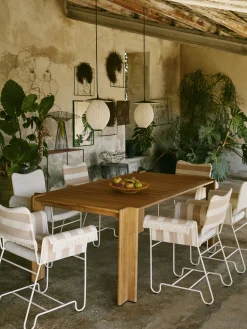 Sedia da giardino con braccioli Tropique